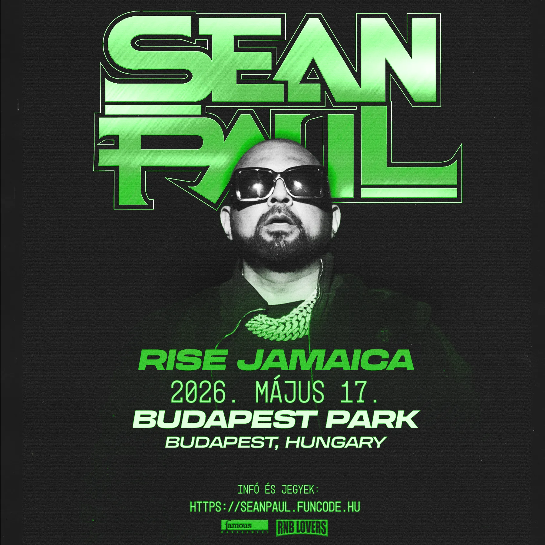 Sean Paul Budapest Park